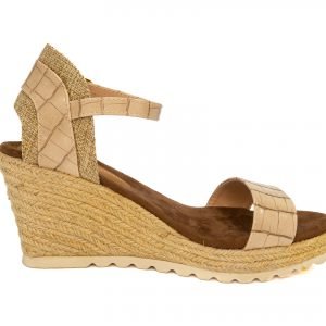 sandale croco beige 6820