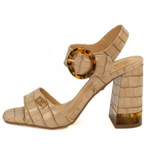 Sandale croko beige 6766