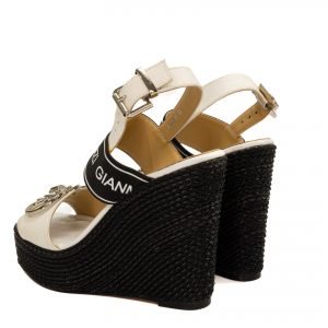 Ženska platforma nero/bianco RA5236A