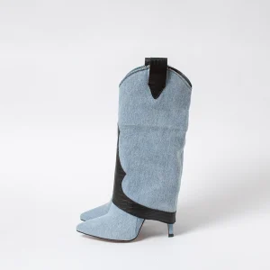 ŽENSKA ČIZMA TESSUTO JEANS