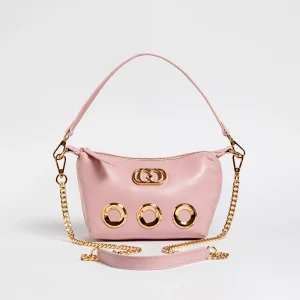 Ženska Torba The Eye Lucy Leather Pink