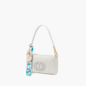 Drilled logo Double Wallet bag